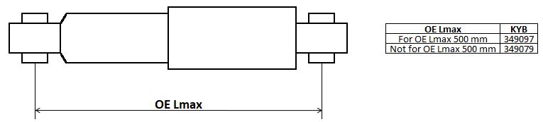 KYB Schokdemper 349079