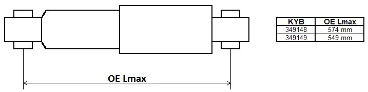 KYB Schokdemper 349149