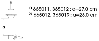 Schokdemper KYB 365012