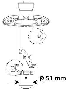 KYB Schokdemper 3338014