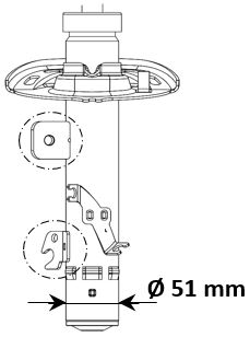 KYB Schokdemper 3348013