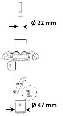 KYB Schokdemper 339802