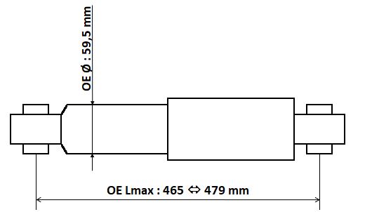 KYB Schokdemper 3450023