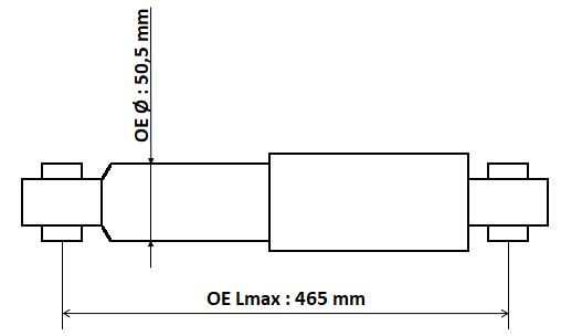 KYB Schokdemper 345700