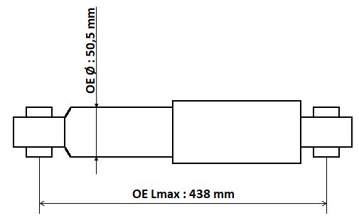 KYB Schokdemper 345701