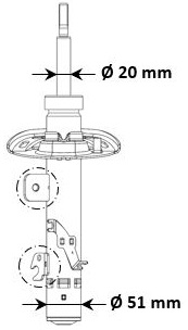 KYB Schokdemper 3338058