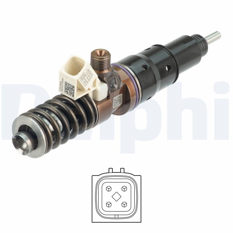 Verstuiver/Injector Delphi Diesel 42015559