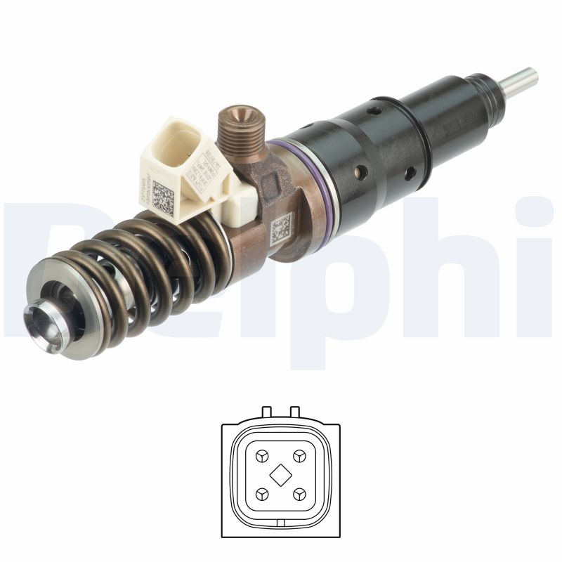 Verstuiver/Injector Delphi Diesel 42019396