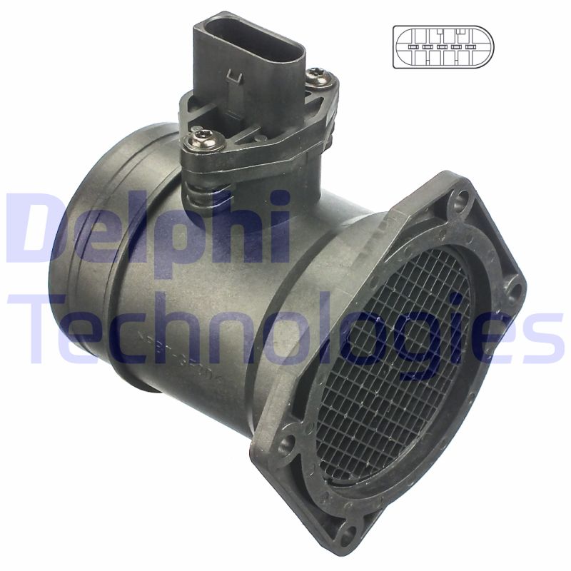 Luchtmassameter Delphi Diesel AF10249-12B1