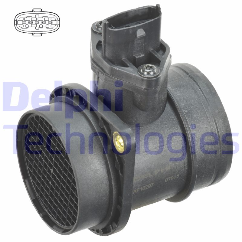 Delphi Diesel Luchtmassameter AF10297-12B1
