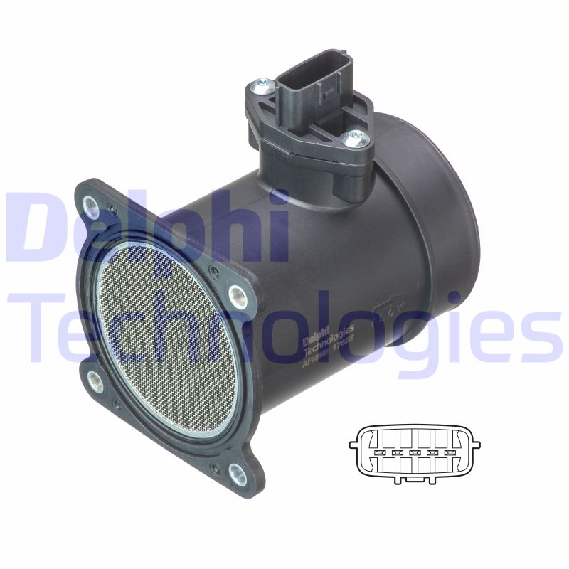 Luchtmassameter Delphi Diesel AF10501-12B1