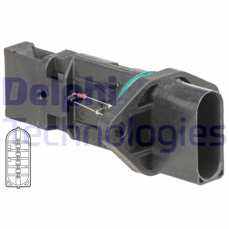 Luchtmassameter Delphi Diesel AF10584-12B1