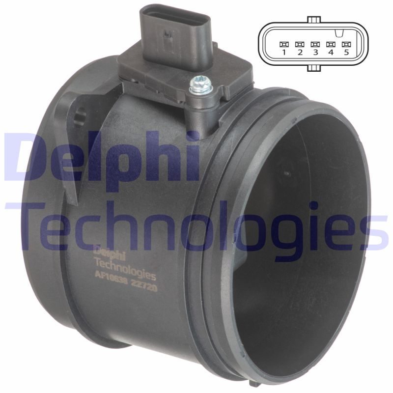 Luchtmassameter Delphi Diesel AF10638-12B1