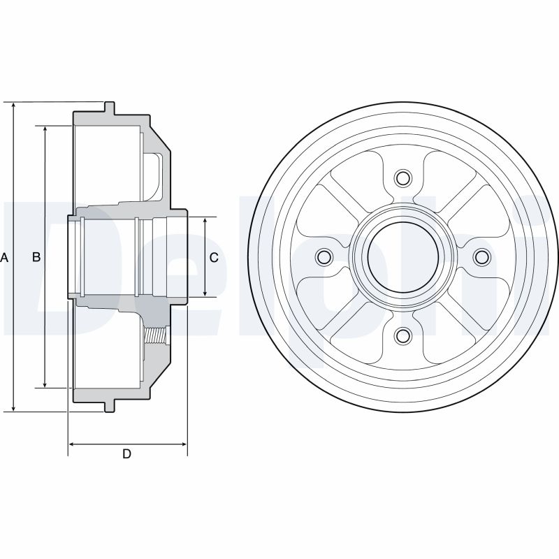 Remtrommel Delphi Diesel BF282