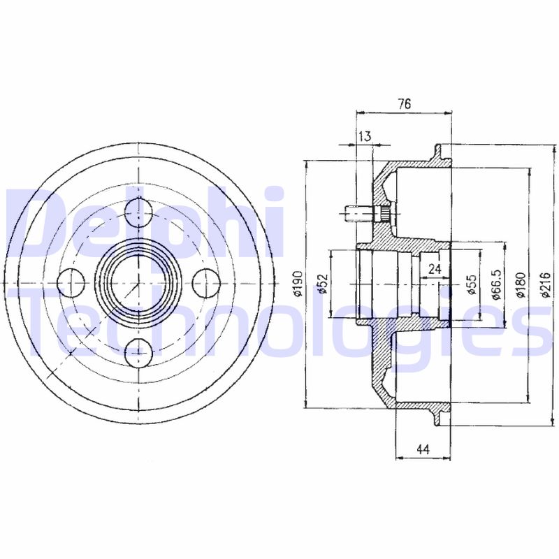 Remtrommel Delphi Diesel BF329