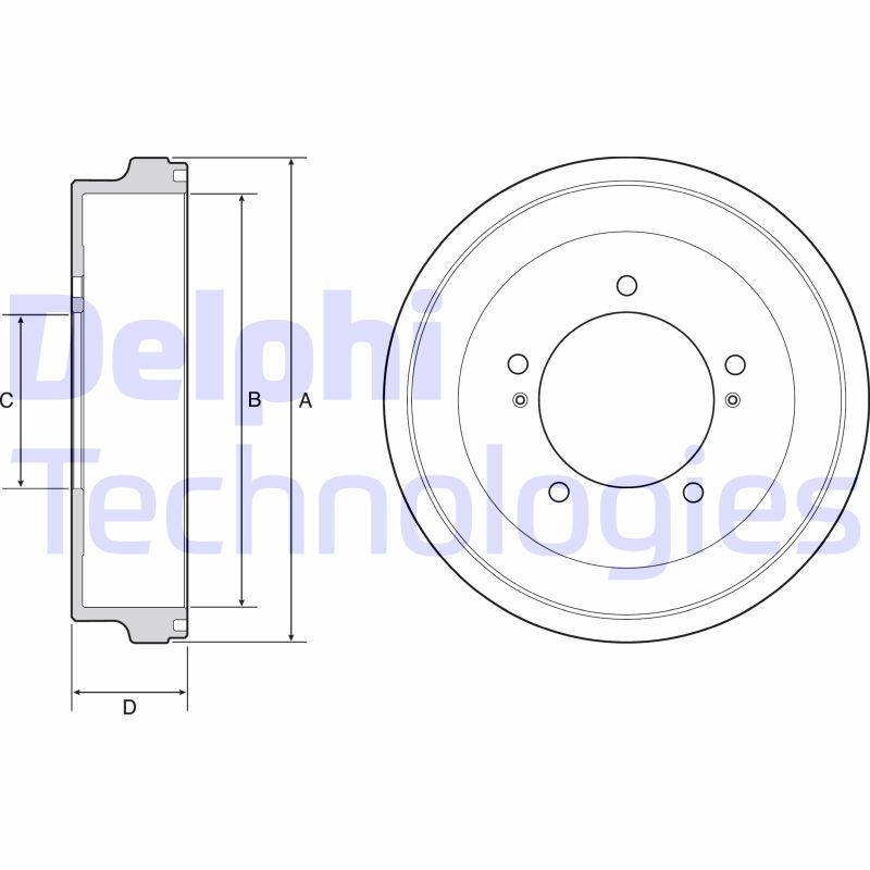 Remtrommel Delphi Diesel BF512