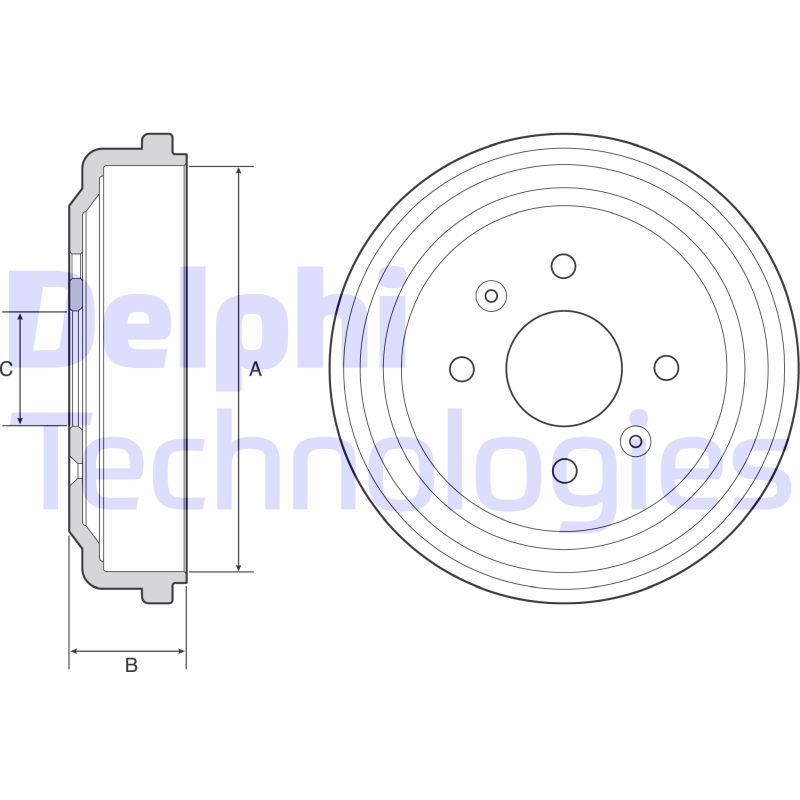 Remtrommel Delphi Diesel BF548