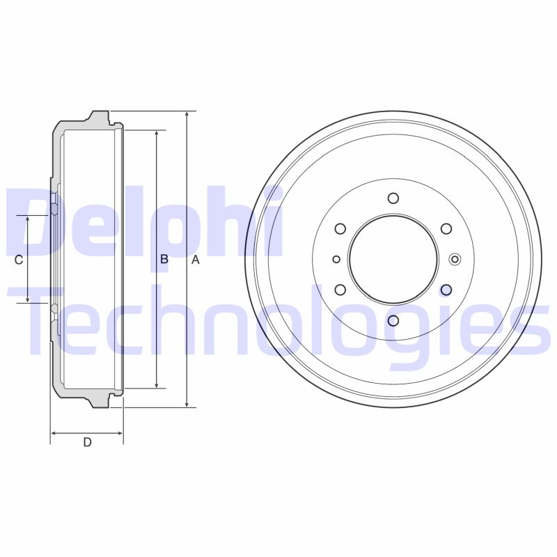 Remtrommel Delphi Diesel BF573