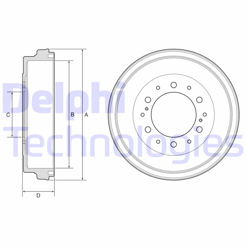 Remtrommel Delphi Diesel BF590