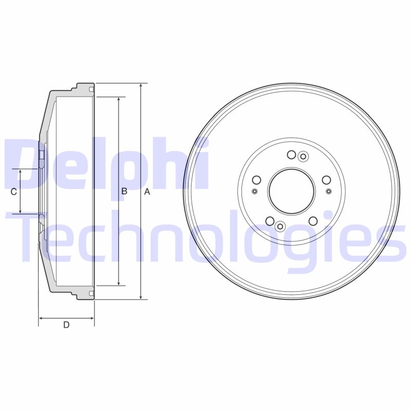 Remtrommel Delphi Diesel BF593