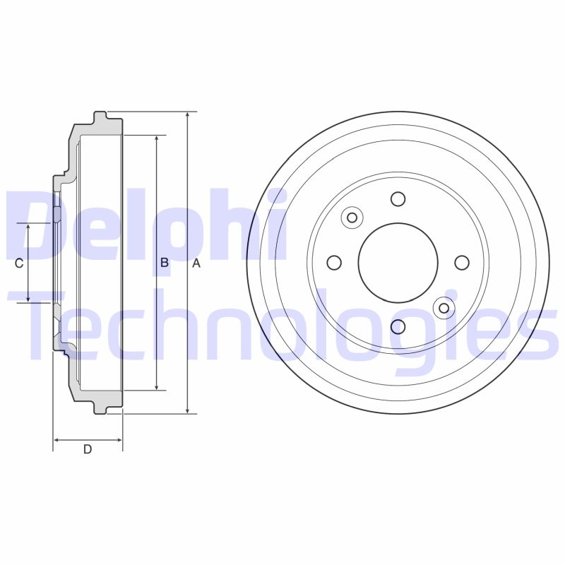 Remtrommel Delphi Diesel BF598