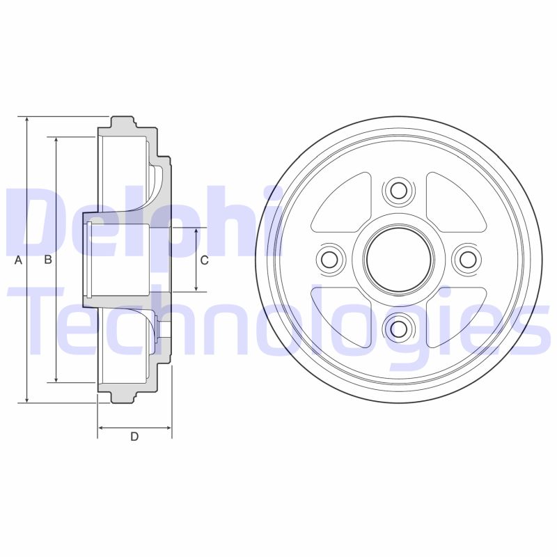 Remtrommel Delphi Diesel BF602