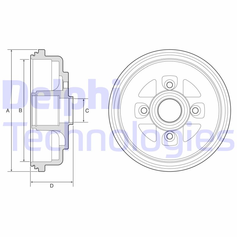 Remtrommel Delphi Diesel BF607