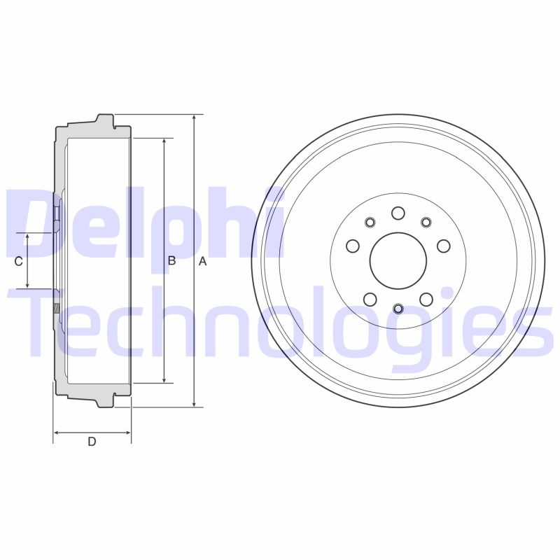 Remtrommel Delphi Diesel BF629