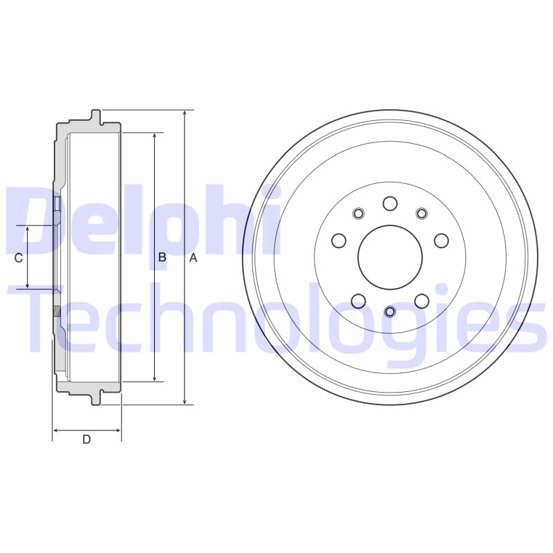 Remtrommel Delphi Diesel BF767