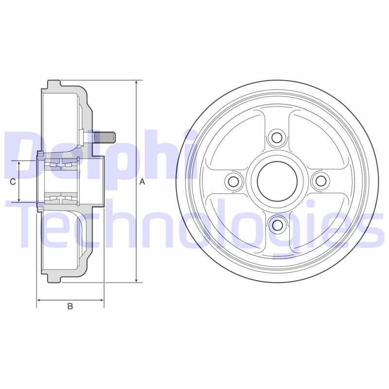 Remtrommel Delphi Diesel BFR567