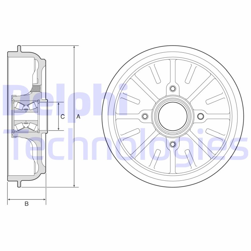 Remtrommel Delphi Diesel BFR576