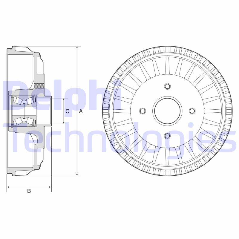 Remtrommel Delphi Diesel BFR768