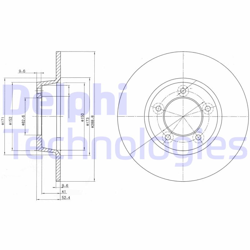 Remschijven Delphi Diesel BG2024