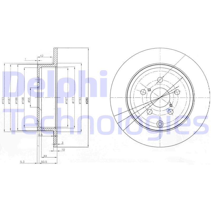 Remschijven Delphi Diesel BG3912