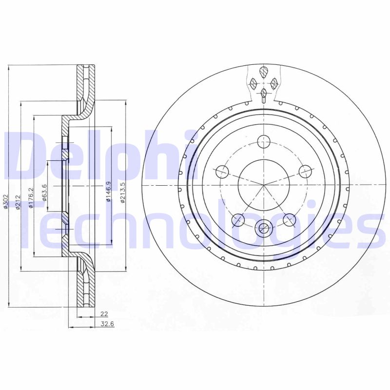 Remschijven Delphi Diesel BG4240