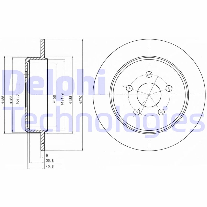 Remschijven Delphi Diesel BG4313