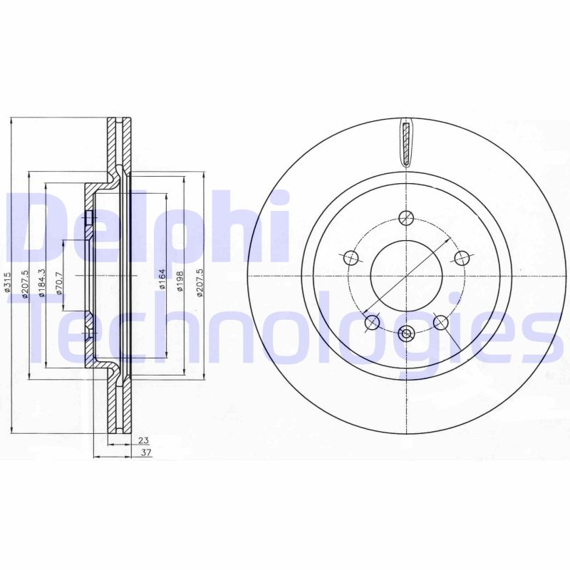 Remschijven Delphi Diesel BG4388C