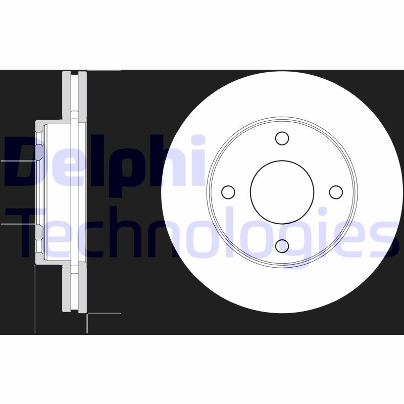 Remschijven Delphi Diesel BG4651C