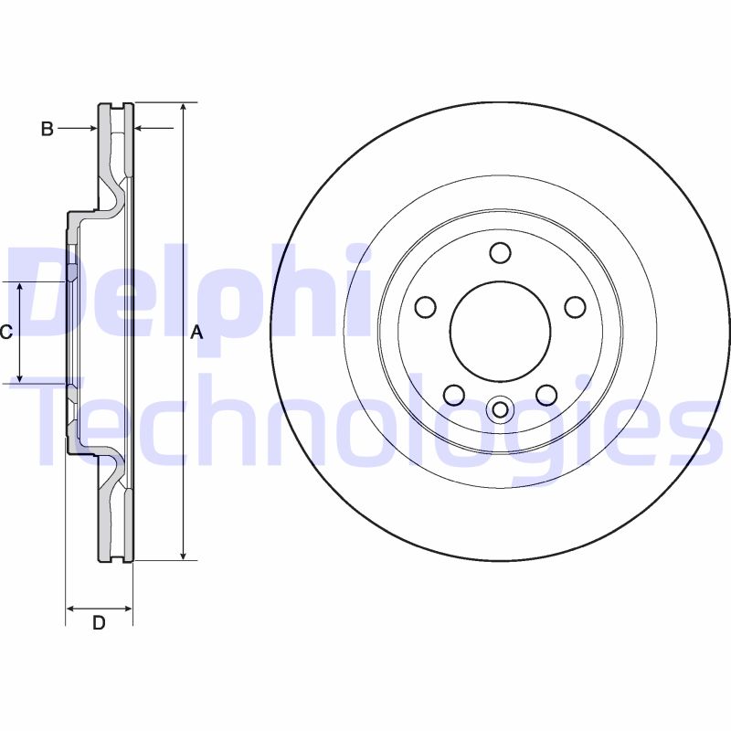 Remschijven Delphi Diesel BG9146C