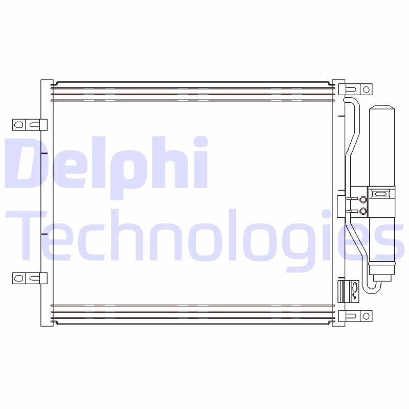 Airco condensor Delphi Diesel CF20245