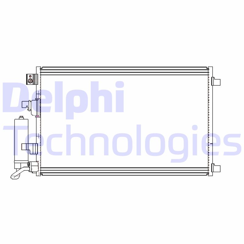 Airco condensor Delphi Diesel CF20312