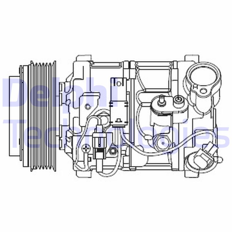 Airco compressor Delphi Diesel CS20545