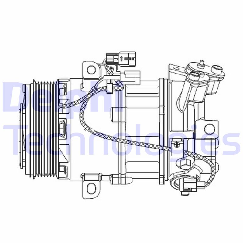 Airco compressor Delphi Diesel CS20550