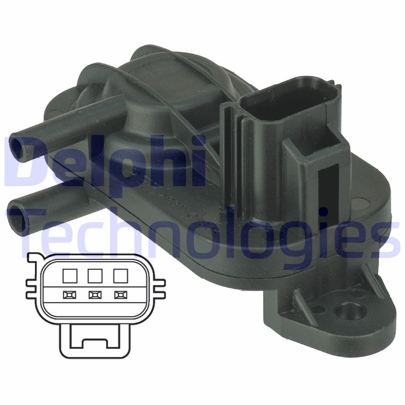 Uitlaatgasdruk sensor Delphi Diesel DPS00010