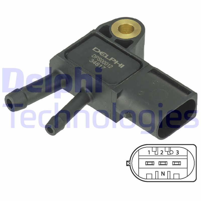 Uitlaatgasdruk sensor Delphi Diesel DPS00012