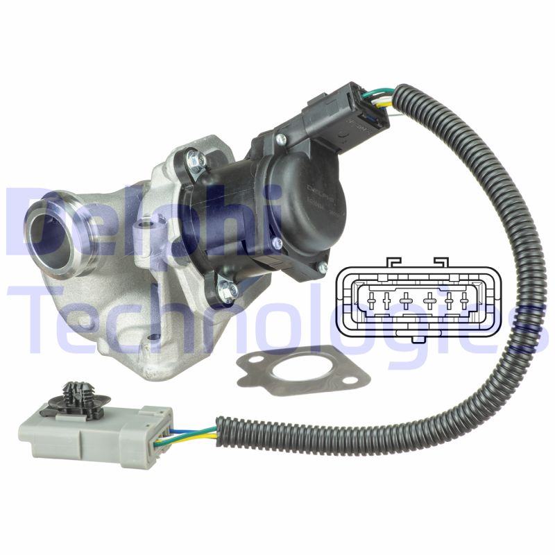 Delphi Diesel EGR-klep EG10434-12B1