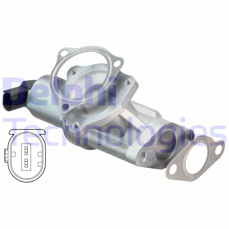 EGR-klep Delphi Diesel EG10442-12B1