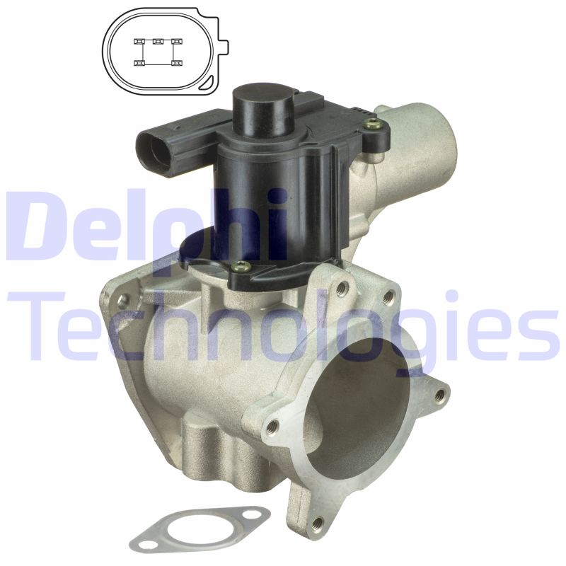 Delphi Diesel EGR-klep EG10446-12B1