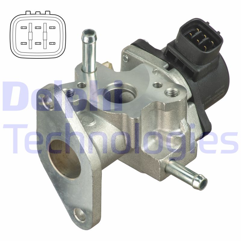 EGR-klep Delphi Diesel EG10483-12B1