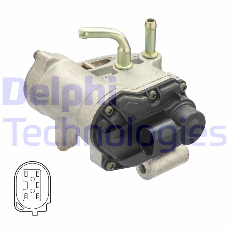 EGR-klep Delphi Diesel EG10540-12B1